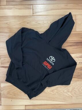NWOT • Toyota Supra Kids Black Sweatshirt with Logo